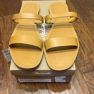 NWT Madewell brown leather sandals size 11